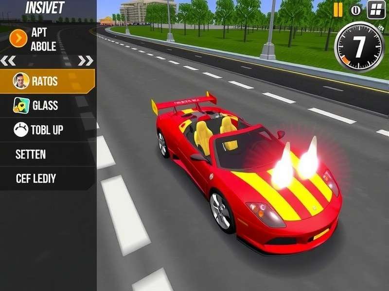 Speed King Race Game Screenshot